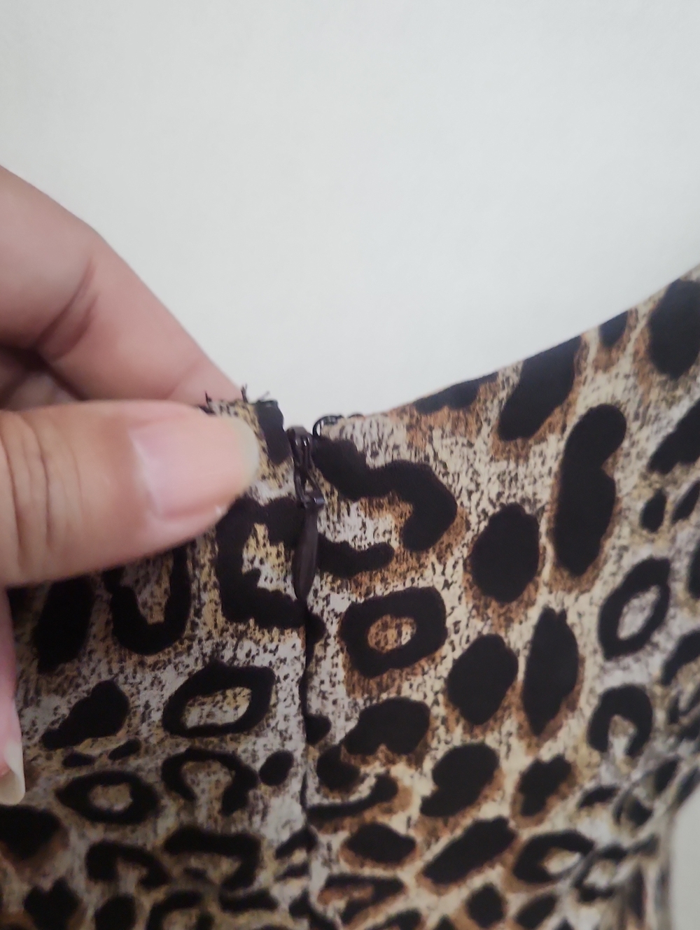 Vintage David Warren Cheetah Print Siren Dress - Picture 5 of 7